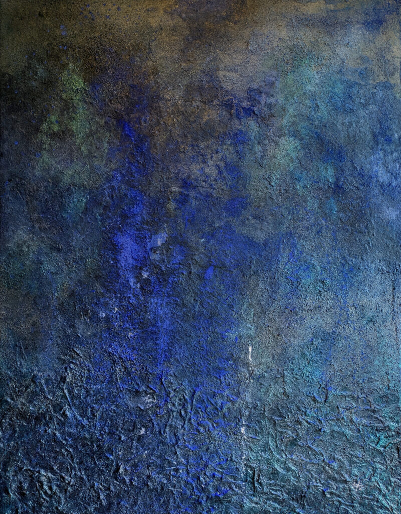 Ultramarine calcified